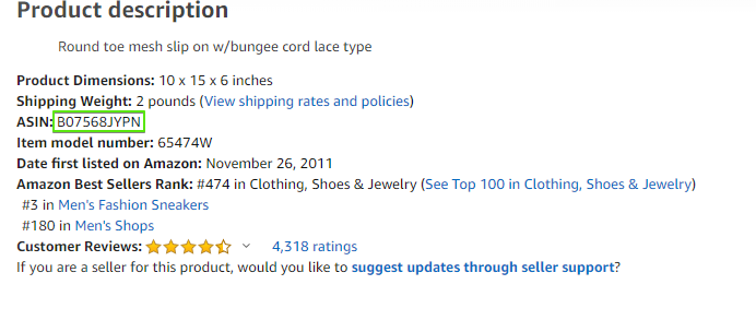 Getting ASIN Numbers For Products In Bulk Is Hard? A Piece of Cake With DataForSEO Amazon API! 2 Amazon.com Skechers Mens Classic Fit Delson Camrgrg