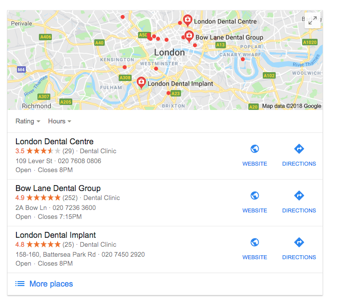 dentist london