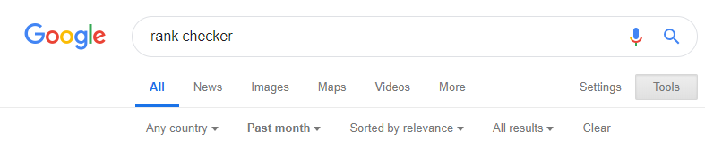 What Are Search Engine Parameters And How to Use Them With SERP API? 5 past month filter