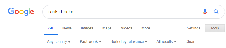 What Are Search Engine Parameters And How to Use Them With SERP API? 4 past week filter