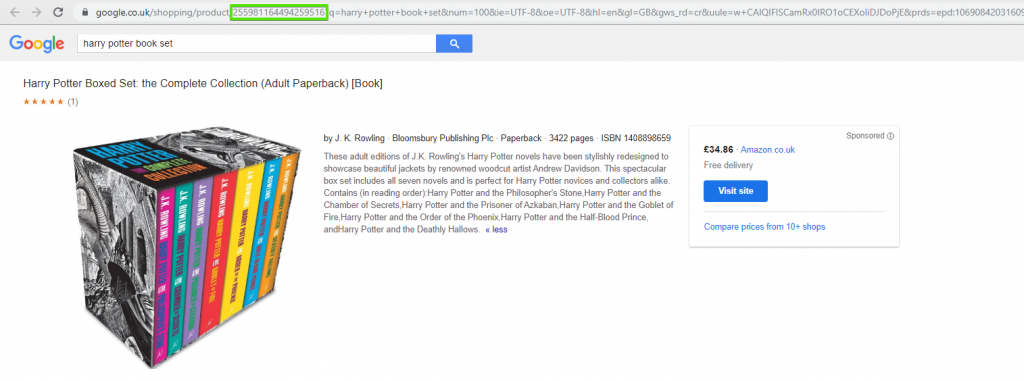 Google Shopping ID