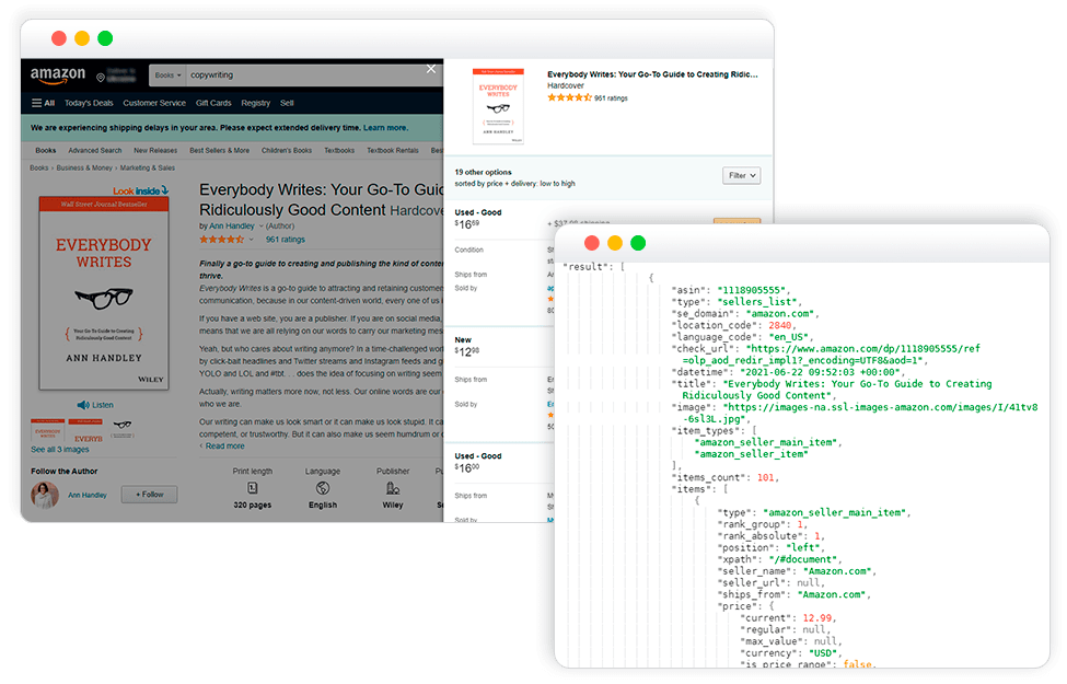 amazon sellers API