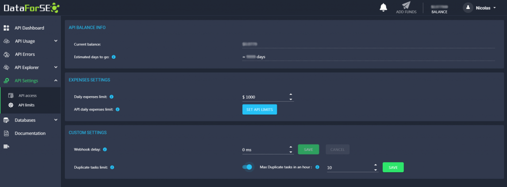 API Limits 1