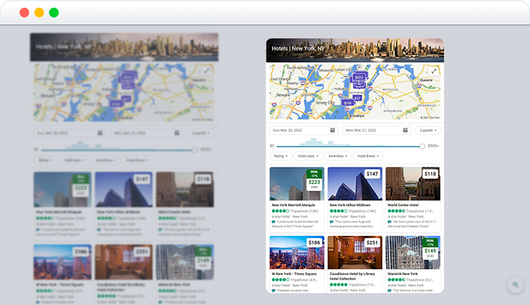 Hotel packs SERP feature on Bing Hotel packs SERP feature on Bing