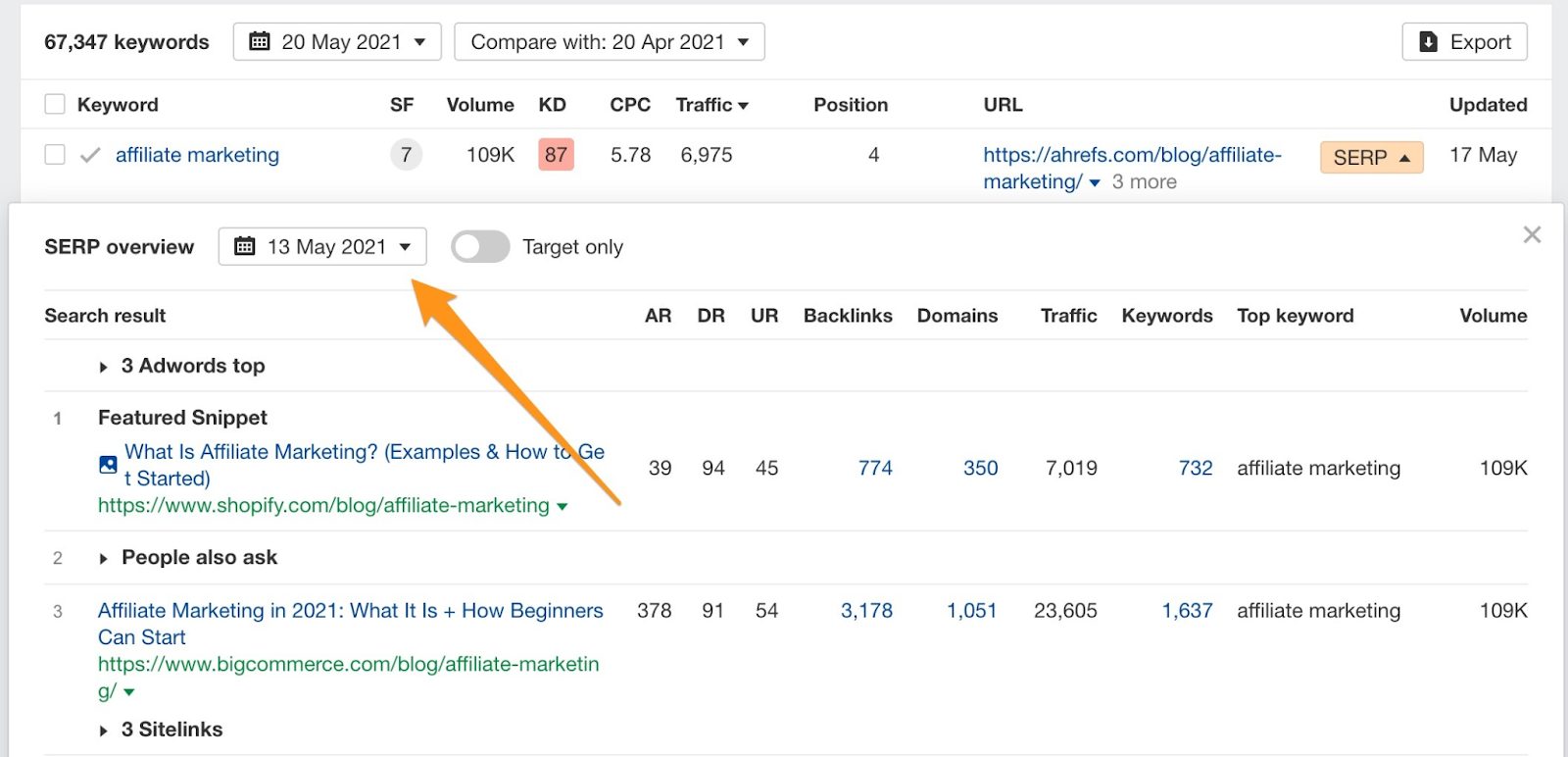 historical serps tool2