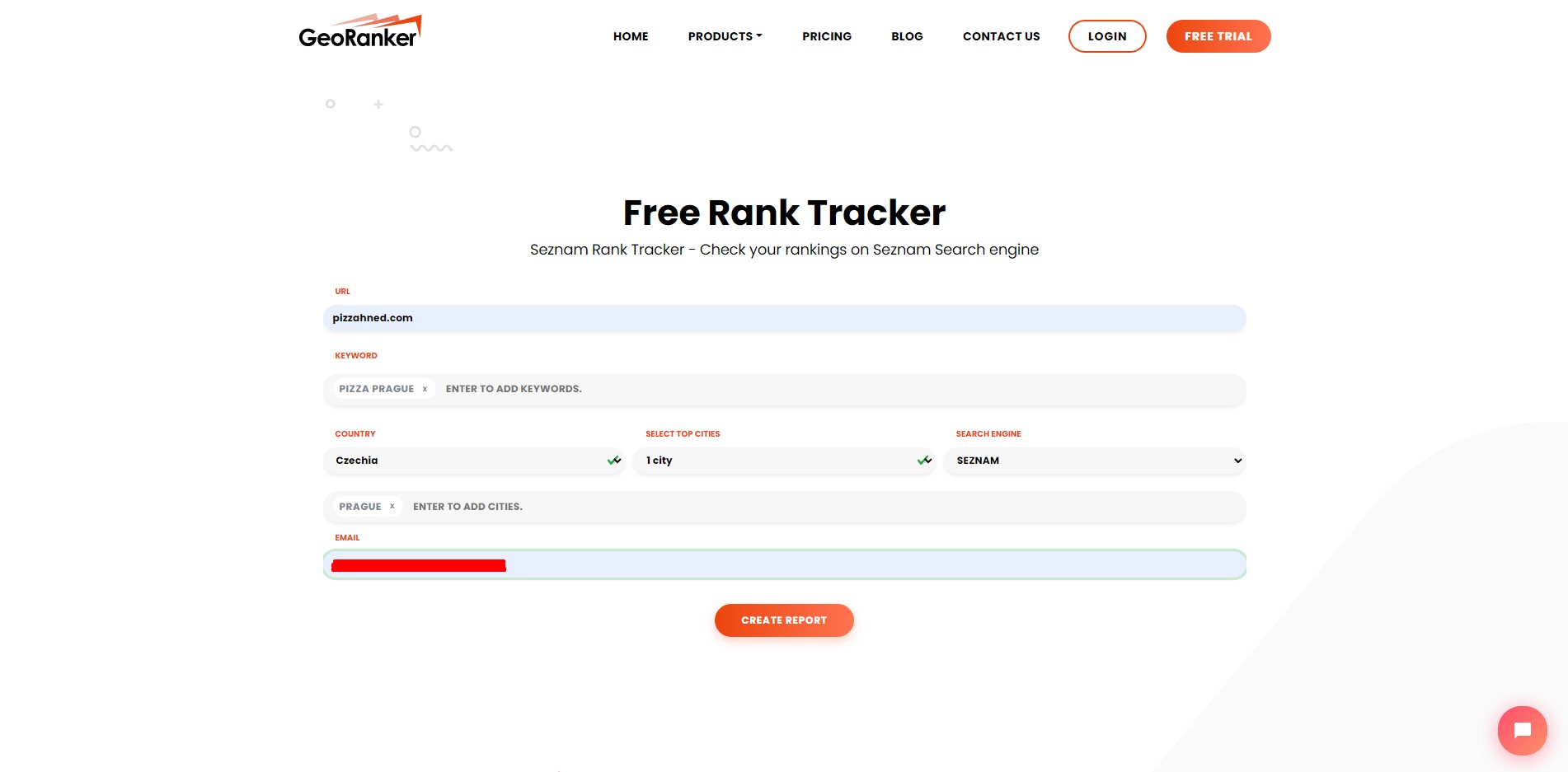 GeoRanker rank tracker