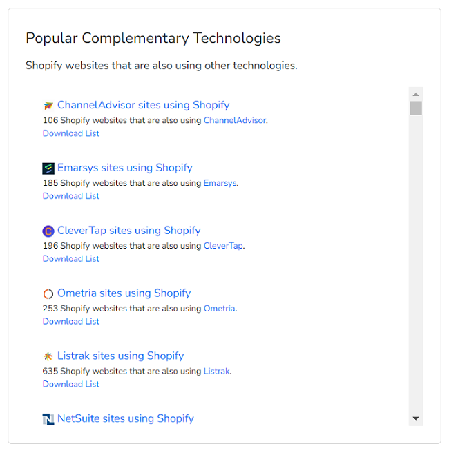 Uncover Website Technologies With Domain Analytics API 9 tech lookup tool7