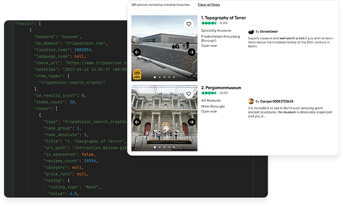Business Data Tripadvisor Search