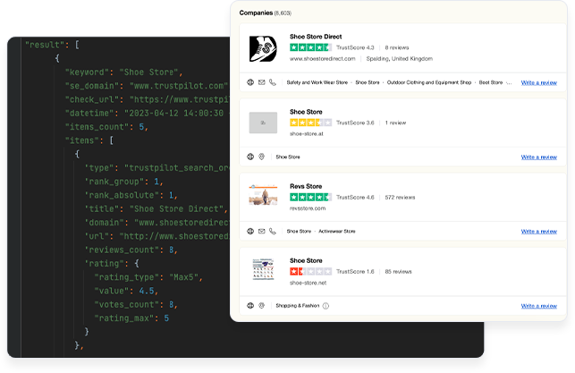 Business Data Trustpilot
