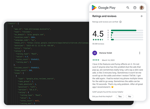 Play Store API