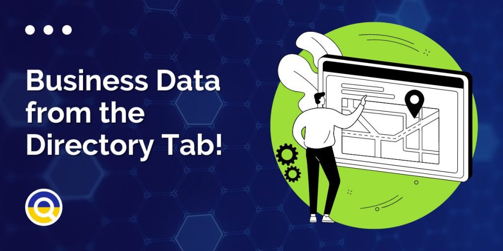 Business Data from the Directory Tab!