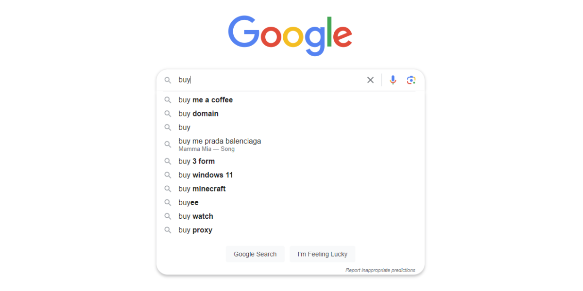 Meet Google Autocomplete SERP API! 1 autocomplete in google search