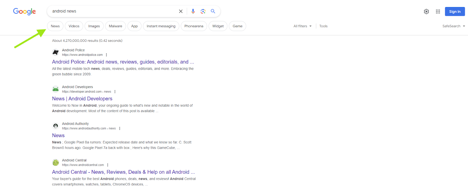 Maximizing News Visibility on Google: SEO & Tracking with APIs 10 news tab of google search