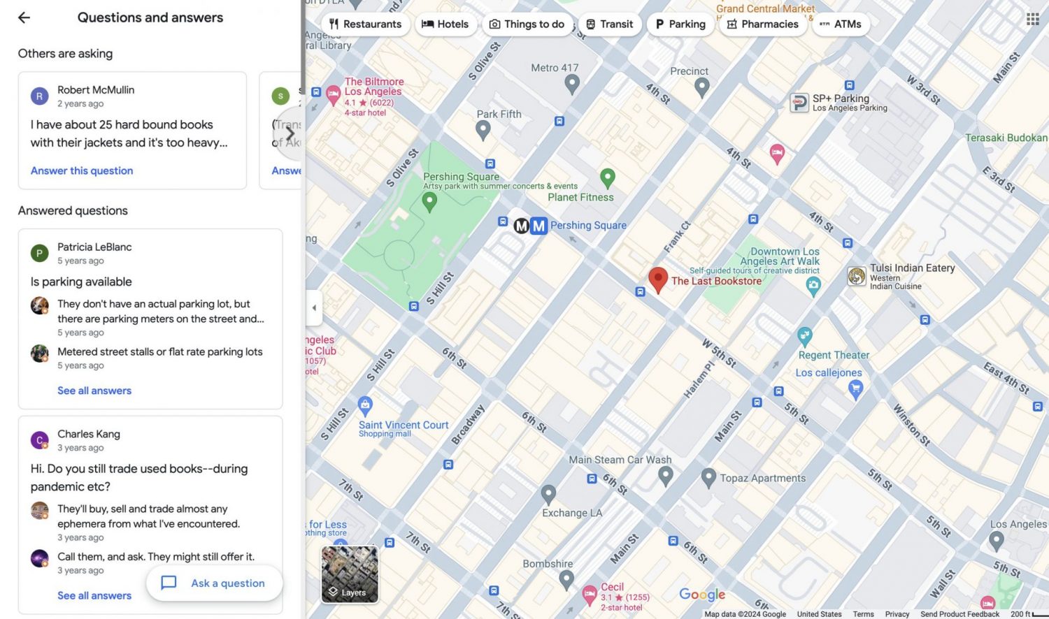 How do I get questions and answers about a business entity in Google My Business? 1 Знімок екрана 2024 04 30 о 15.11.58