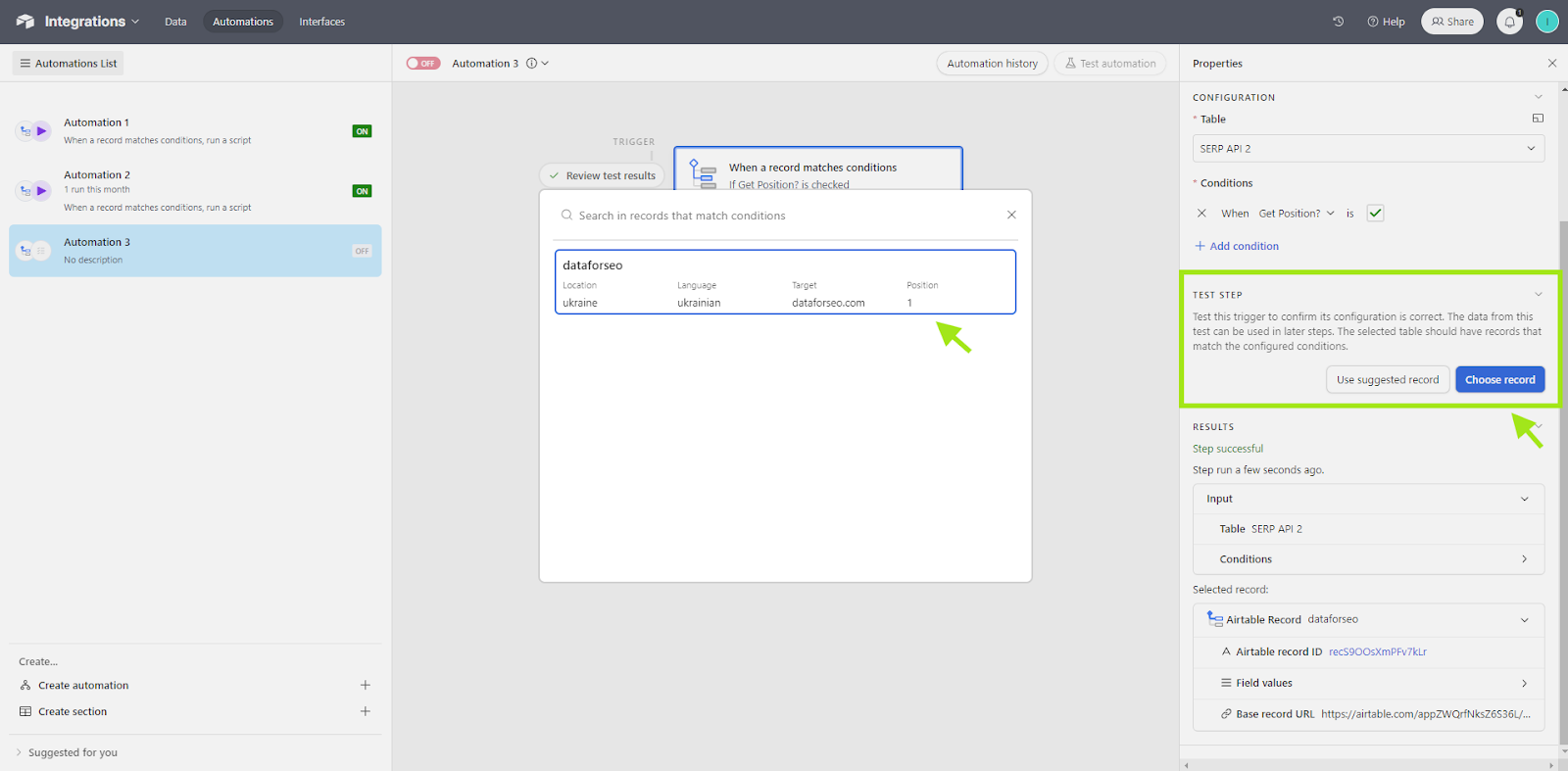 How to Pull Search Rank into Airtable with DataForSEO SERP API 11 Search Rank - Airtable DataForSEO SERP API 11