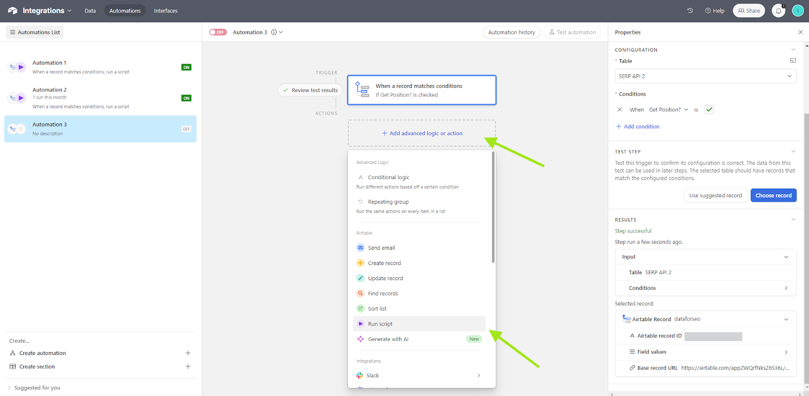 How to Pull Search Rank into Airtable with DataForSEO SERP API 12 Search Rank - Airtable DataForSEO SERP API 12