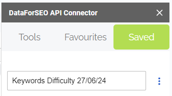 New Google Sheets Connector for DataForSEO API 16 dfs api connector 12