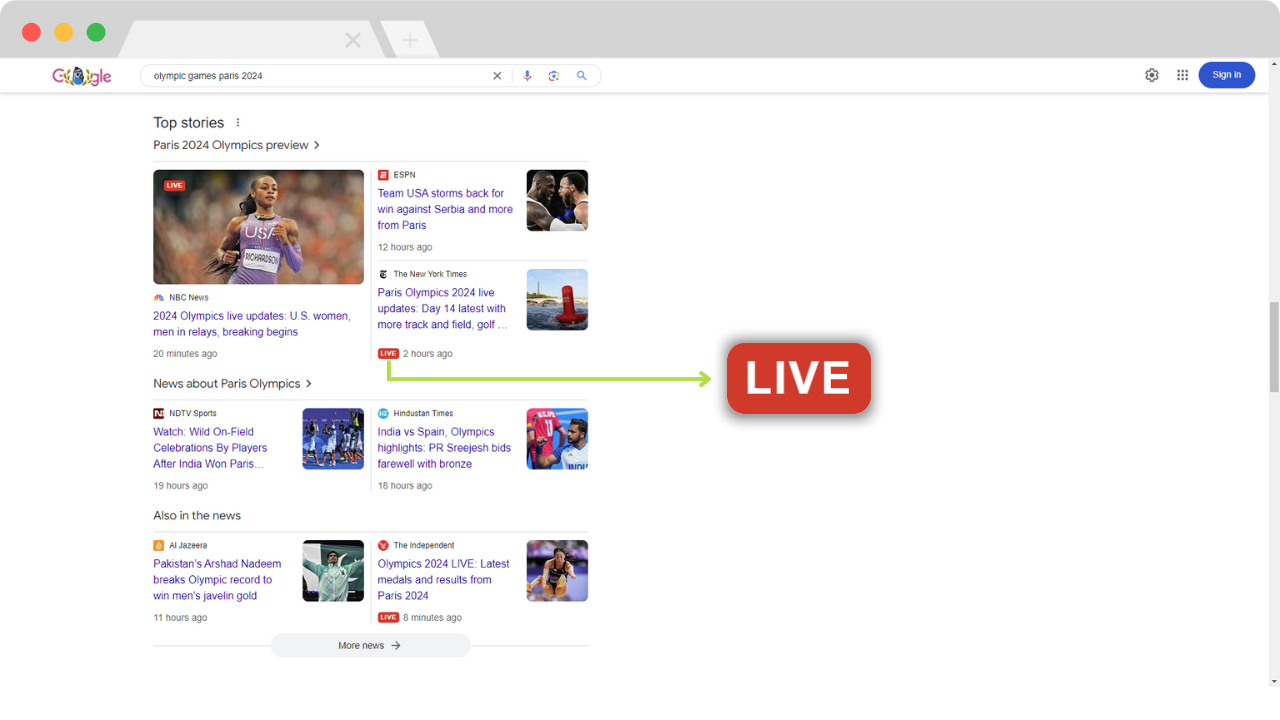 New in SERP API’s Top Stories Feature: Badges 1 badges in google top stories
