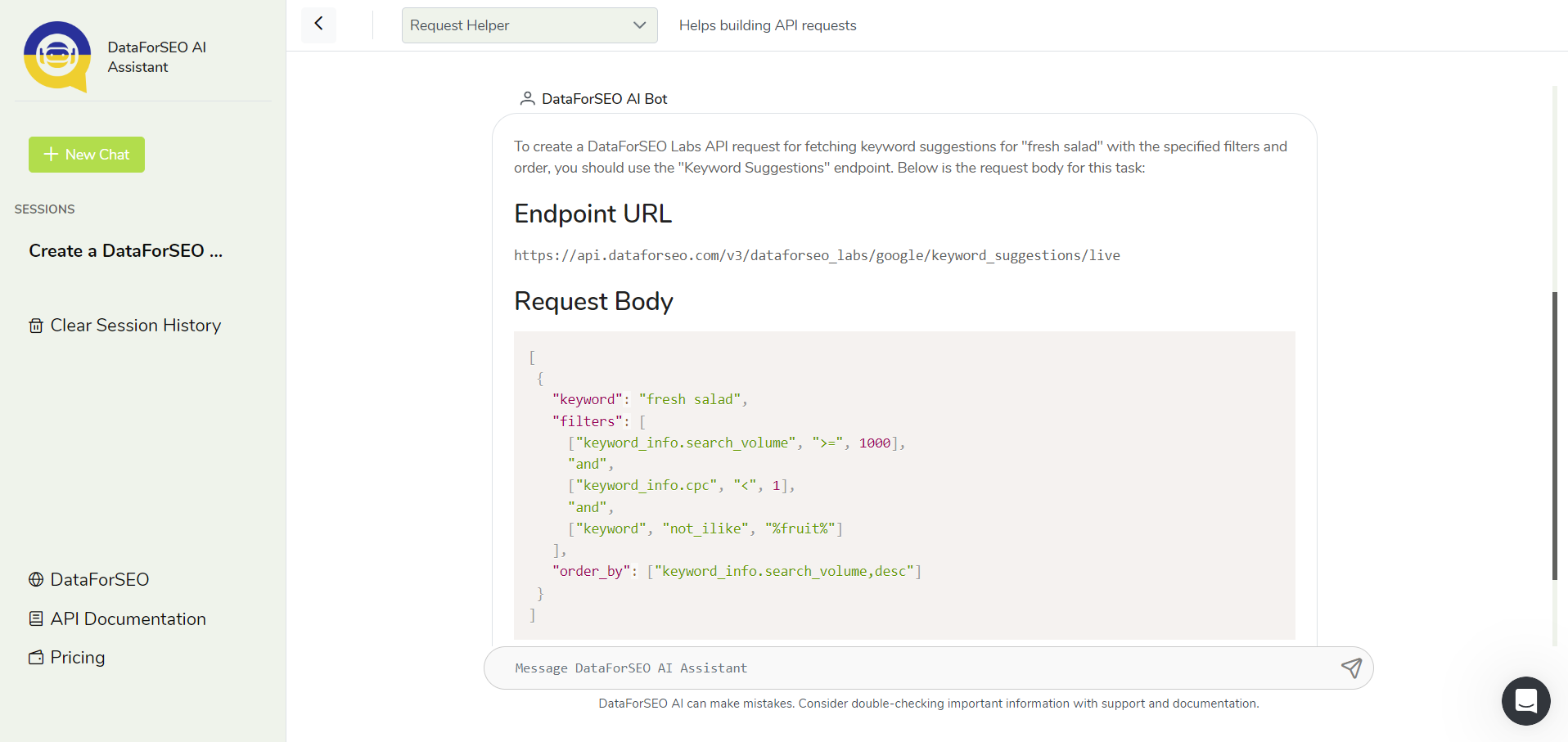Request Helper in DataForSEO AI Assistant 2 Request Helper in DataForSEO AI Assistant 2