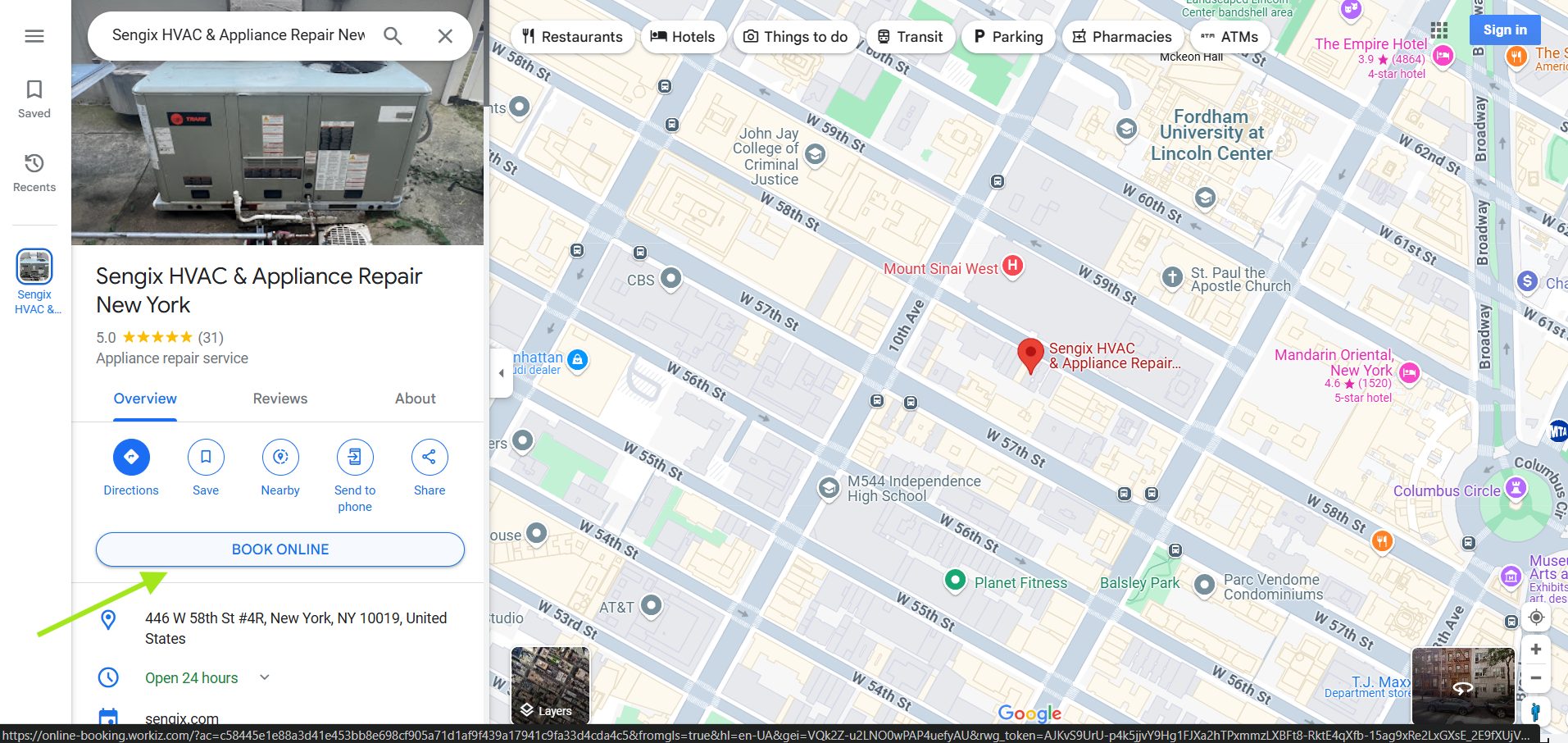 Book Online URL in Google Maps and Google My Business Info APIs! 1 book online google maps