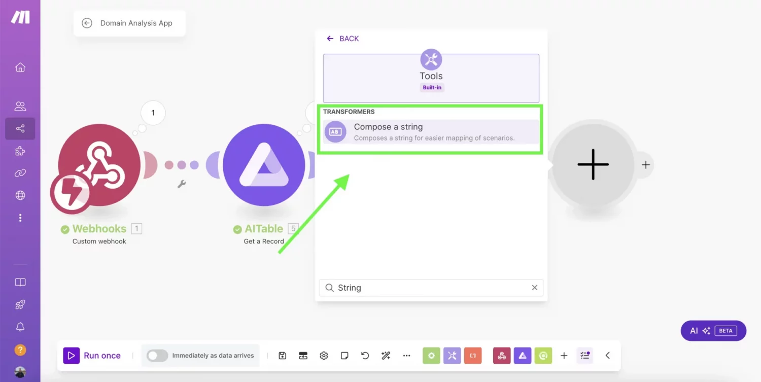 Simple Domain Analysis App with DataForSEO API & Make 12 9