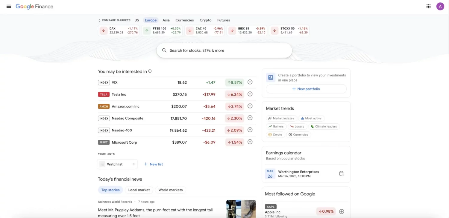 Tap into Real-Time Financial Data with Google Finance and APIs 2 GF Explore
