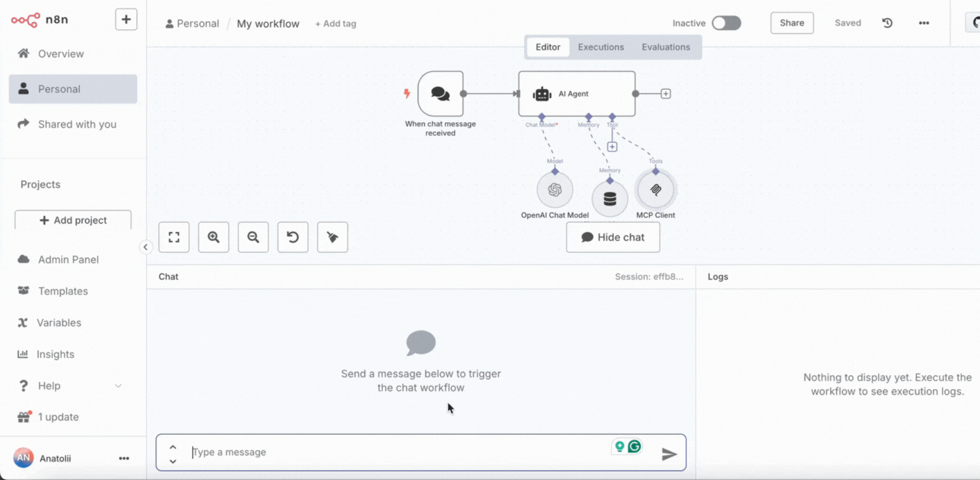 DataForSEO MCP Server: Bridging the Gap Between AI Models and SEO Data 5 n8n test workflow 1