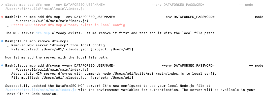 3 Ways to Install DataForSEO MCP With Claude Code 3 Screenshot 2025 09 05 at 19.01.33