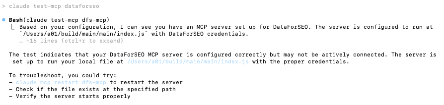 3 Ways to Install DataForSEO MCP With Claude Code 4 Screenshot 2025 09 05 at 19.19.42