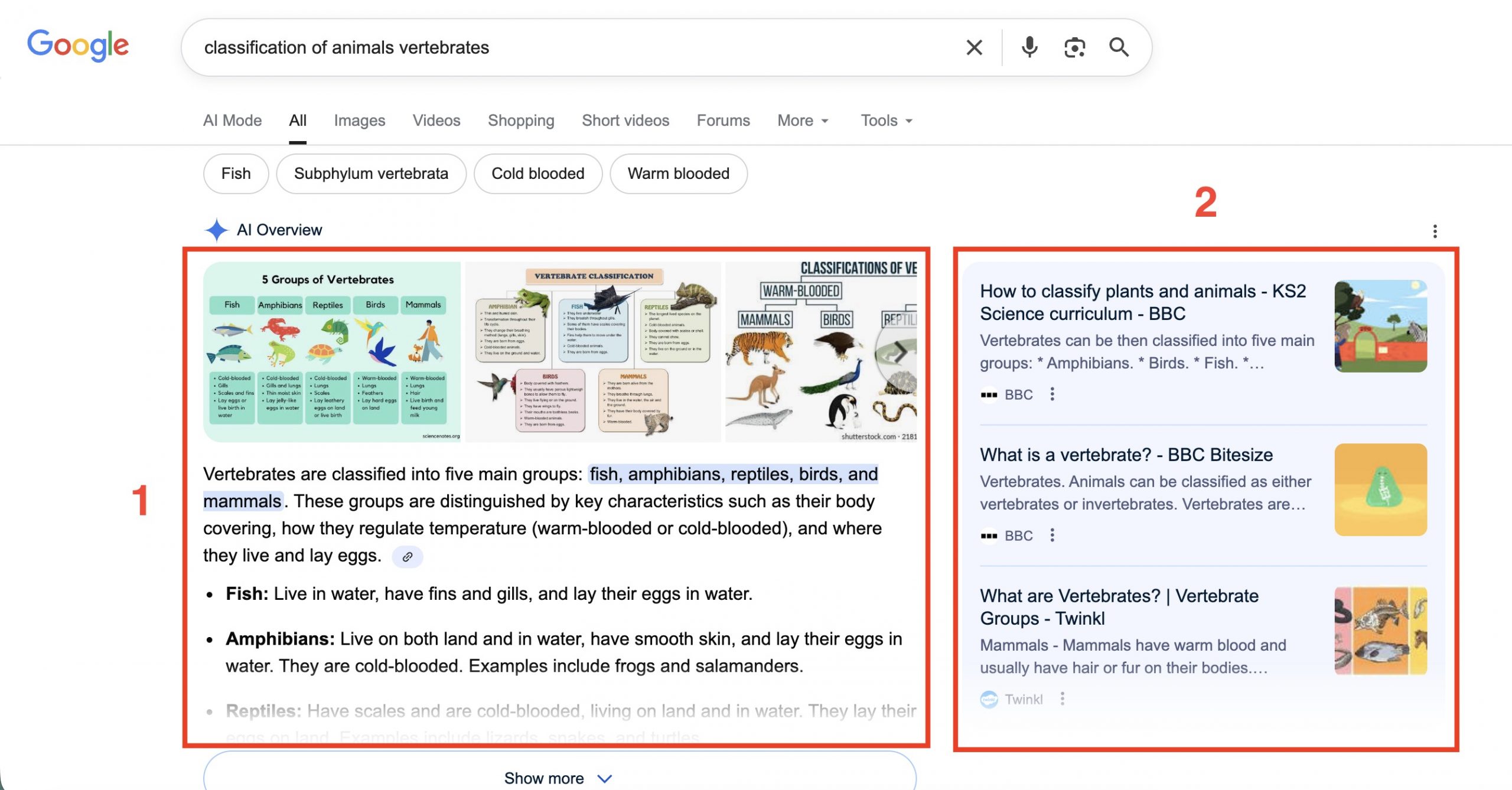 How to scrape Google AI Overviews with SERP API 3 AI Overview Components 1